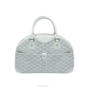 🔴 Goyard St. Jeanne MM Bag - White Goyardine